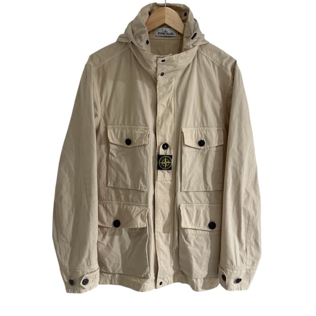 스톤아일랜드 코튼 코듀라 와펜 자켓