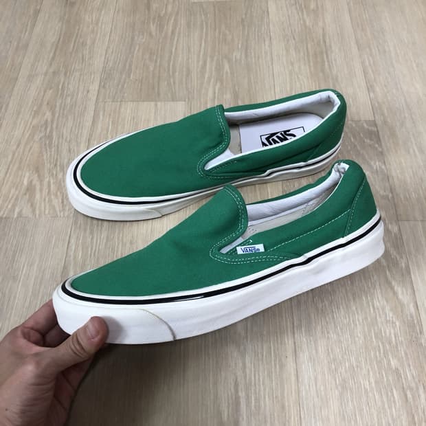 (280) 반스 VANS 애너하임 팩토리 클래식 슬립온 98 DX 그린