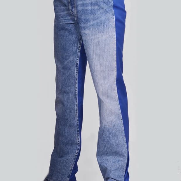 [S] bless n73 jeansfront pants blue