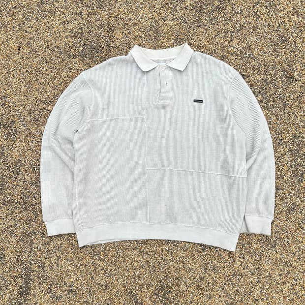 디스이즈네버뎃(ThisIsneverthat)그레이 와플 럭비티