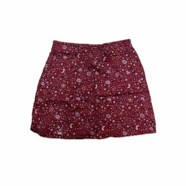 아메리칸 이글 잔꽃 빨강 미니스커트