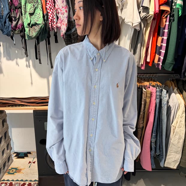 Polo Ralph Lauren 옥스포드 소라 셔츠