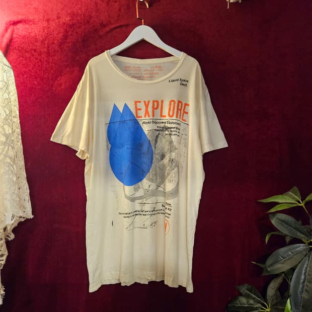 디젤(Diesel) 90's Vintage Y2k 반팔 티셔츠 XXL