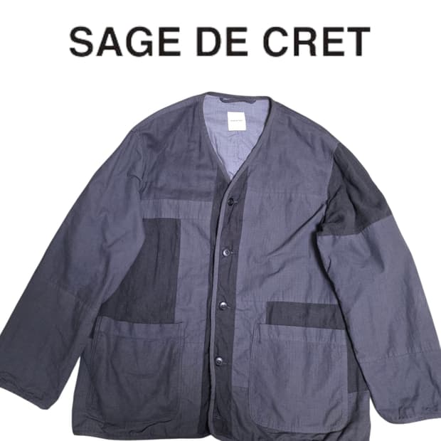 [3] sage de cret 사쥬드크레 패치워크 집업