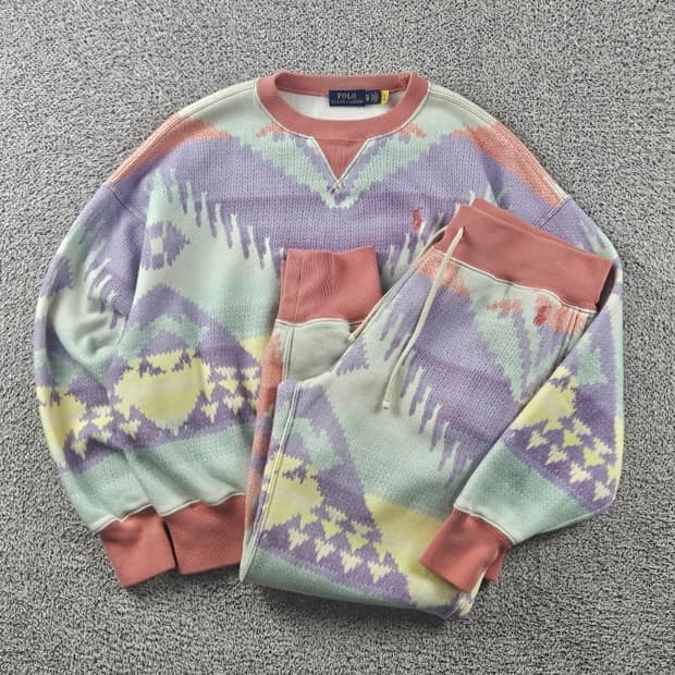 폴로랄프로렌 사우스웨스턴 아즈텍 스웻 세트 (XS / S) / 11244