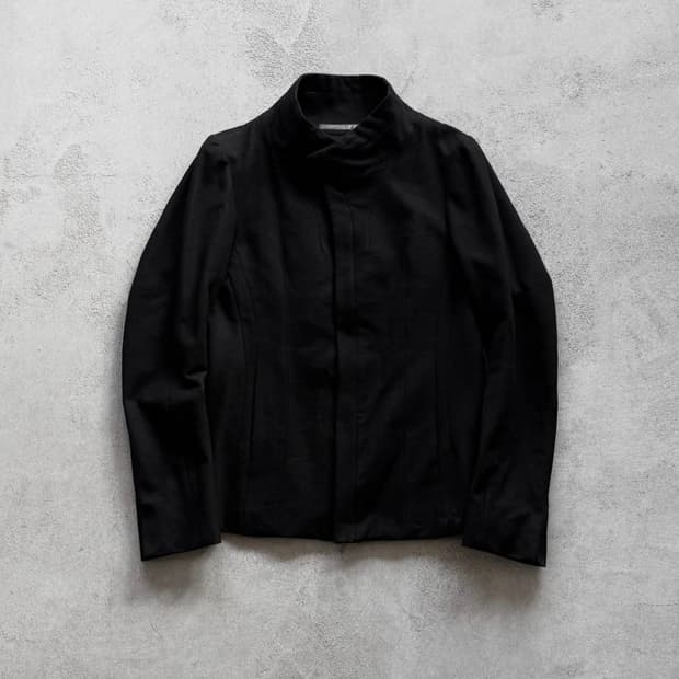 율리우스 12-13 fw 하이넥 울 자켓