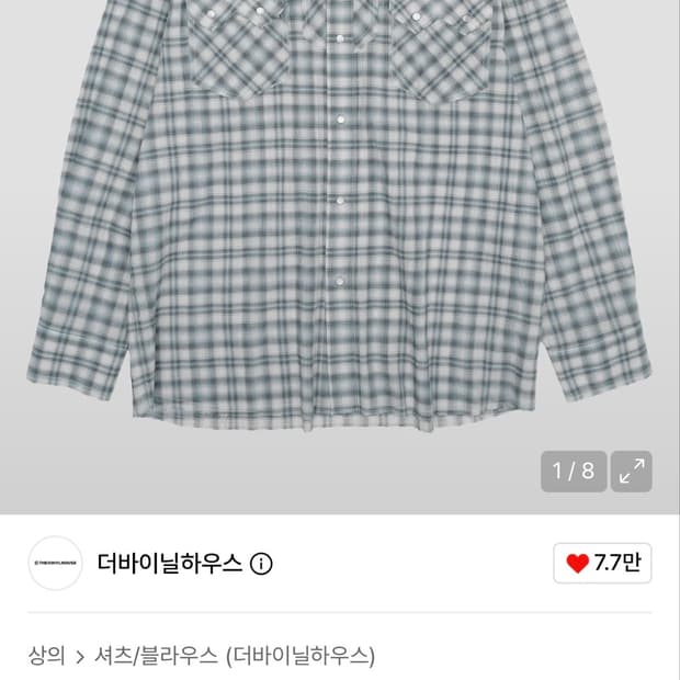 WESTERN CHECK SHIRTS GREY (M)