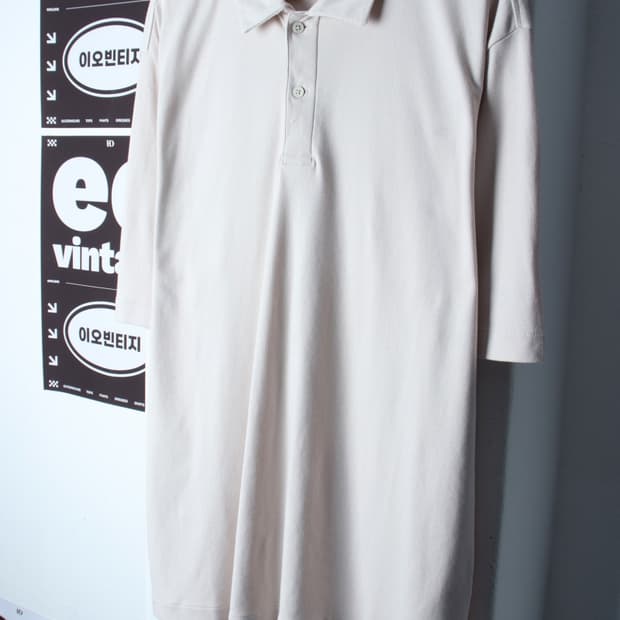 (2XL) 무신사 스탠다드 반팔 카라 티셔츠 빅사이즈 무지-H35643