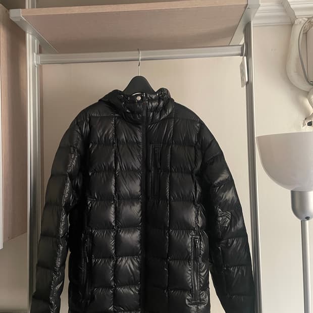 카키스 캠퍼 후디드 다운 자켓 (경량패딩)