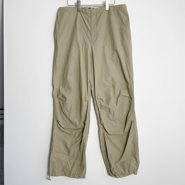 F1 감마갤러리(GAMMA GALLERY) 파라슈트 나일론 팬츠 베이지 
