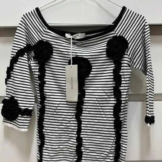 프랑스 브랜드 rayure 스트라이프 티