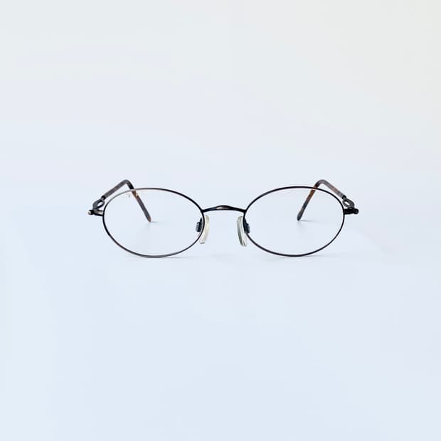 814 빈티지안경 데드스탁 픽키 클래식 오벌 메탈 안경테