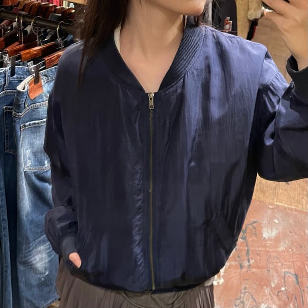 [HI] 빈티지 바람막이 네이비