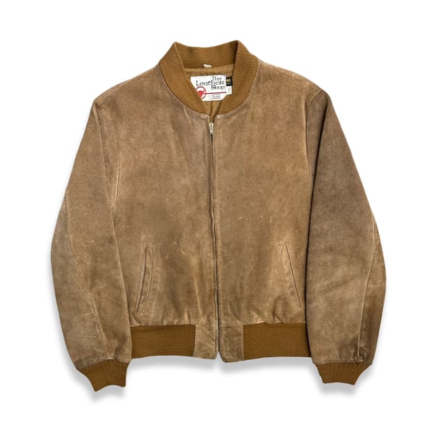 70s Sears 스웨이드 레더 자켓 L
