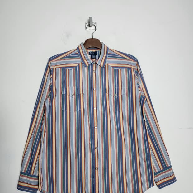 XL 폴로 랄프로렌 스트라이프 셔츠