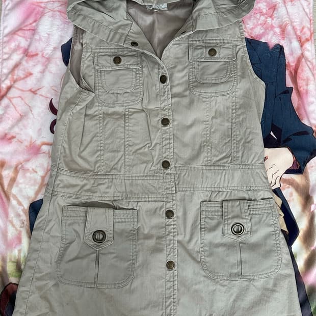 빈티지 와투케 롱 자켓 슬리브리스