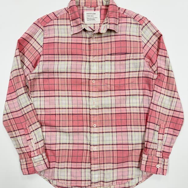 BAYFLOW 체크 플란넬 셔츠