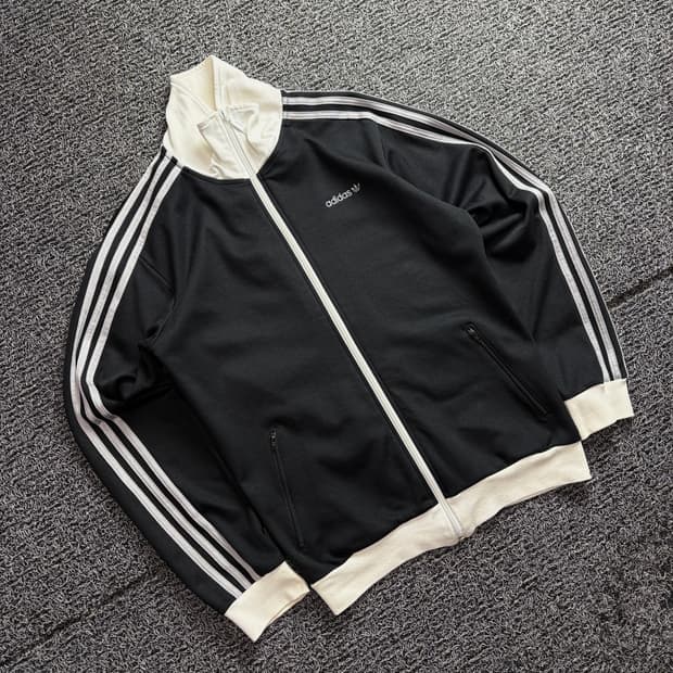 00s 아디다스 베켄바우어 블랙 그레이 트랙탑 저지 2983