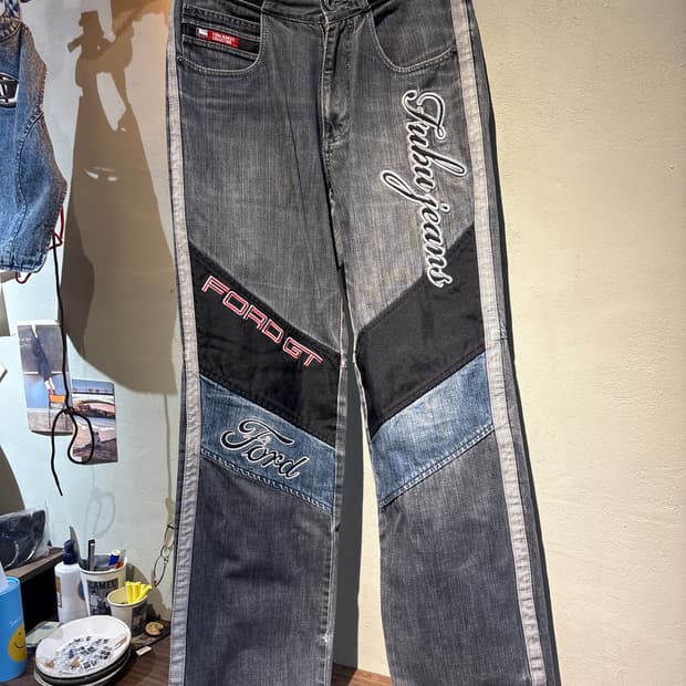 푸부 빈티지 데님 팬츠