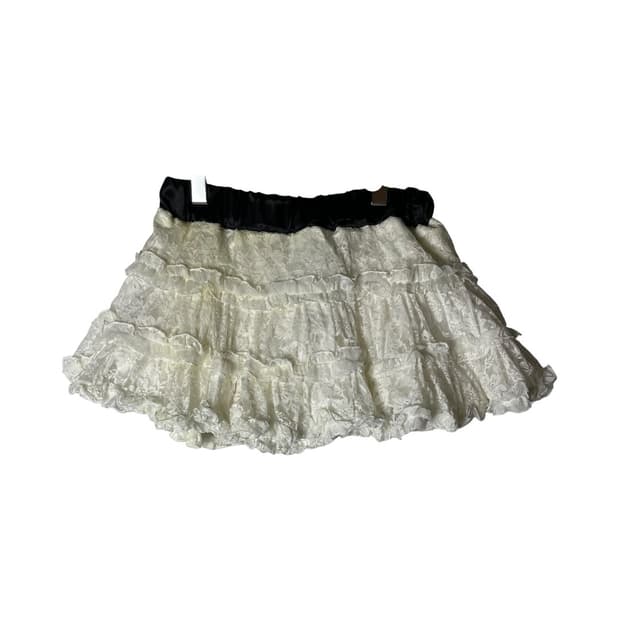 [Tralala] 트랄라라 레이스 러플 미니스커트