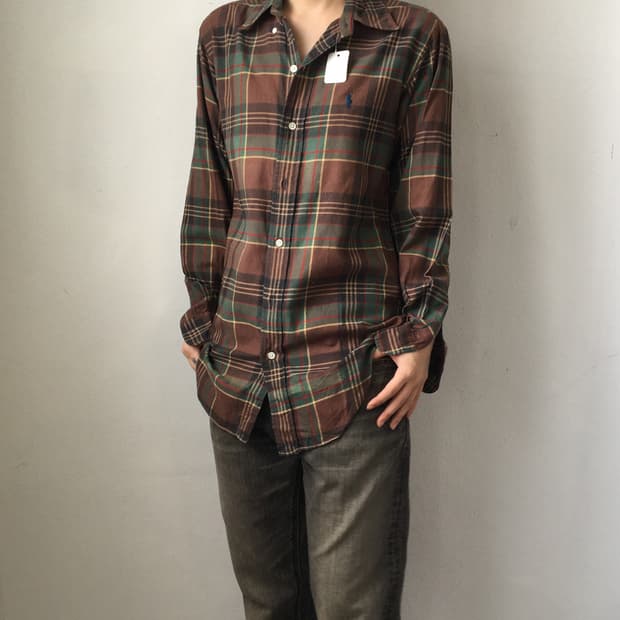 Polo check pattern shirt