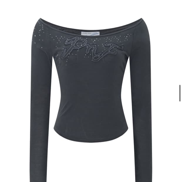 플리즈노팔로우 Kira Ston Long Sleeve Top 