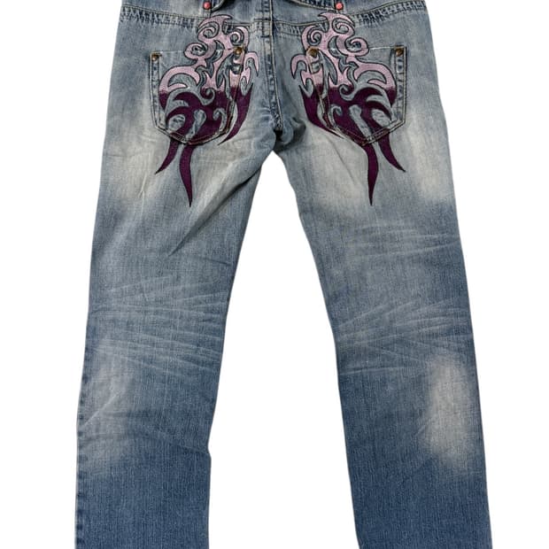 vintage washing pants