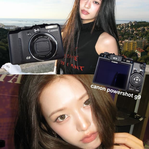 안유진디카📸)캐논 파워샷 G9