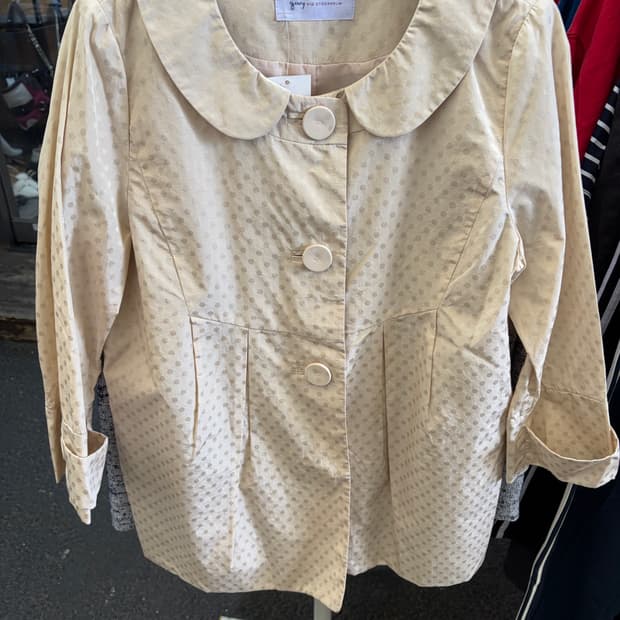 빈티지 모리걸 도트 둥카 블라우스