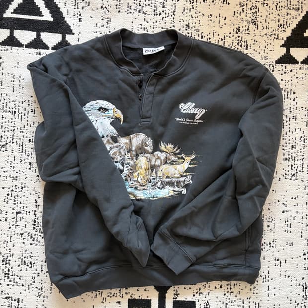 Cherry la 헨리넥 스웻 L