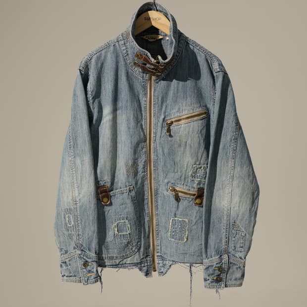 JPN 데님 블루종 자켓