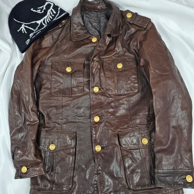 베르사체가죽자켓