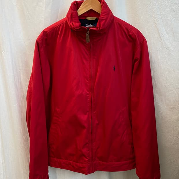 POLO BY RALPH LAUREN 레드 집업 자켓(MEN L)
