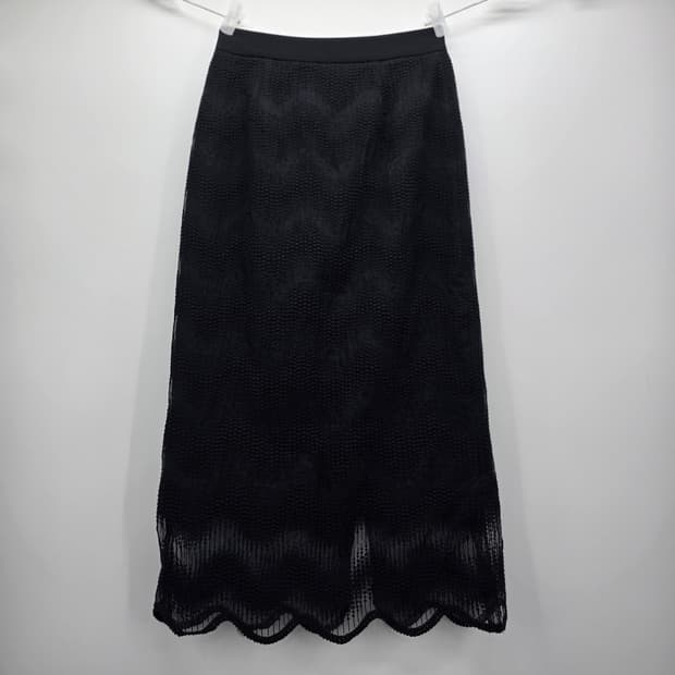 BOWEN 레이스 롱 스커트