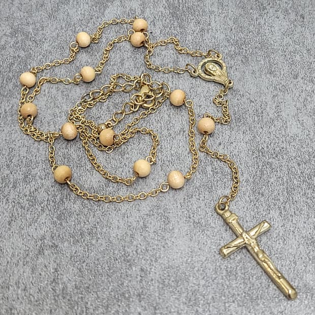 rosario cross necklace