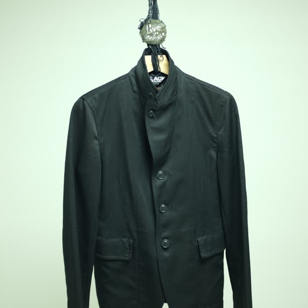 블랙 꼼데가르송 크로스 리버시블 블레이저 자켓 AD 2012