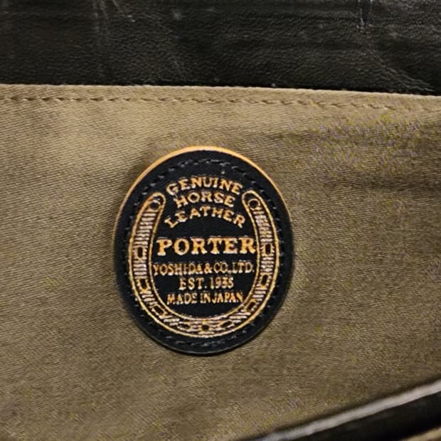 최고급 호스레더 포터 장지갑