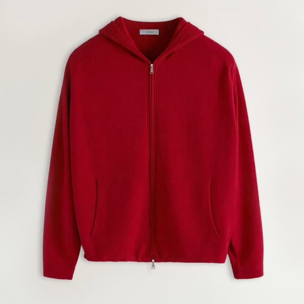 [새상품] 더녹인 니트 후드집업