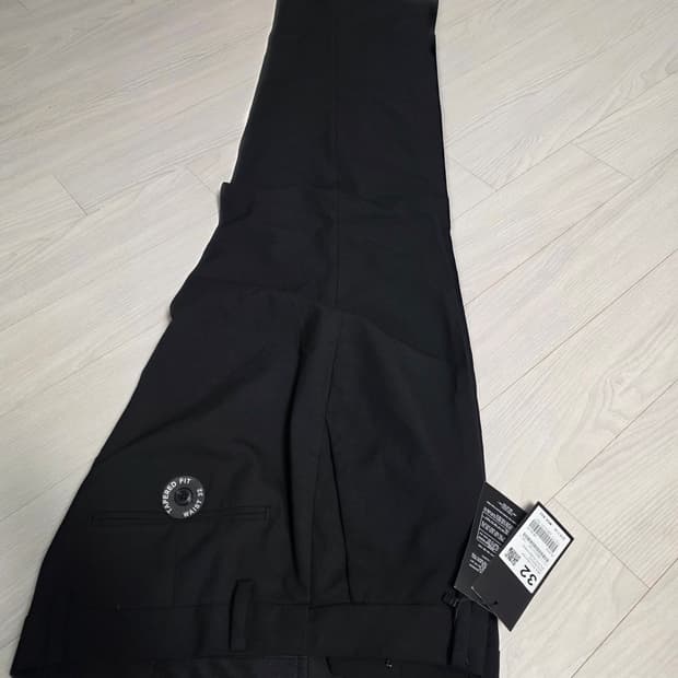 컨셉원 밴딩 블랙 테이퍼드핏 슬랙스 바지 32사이즈 새상품