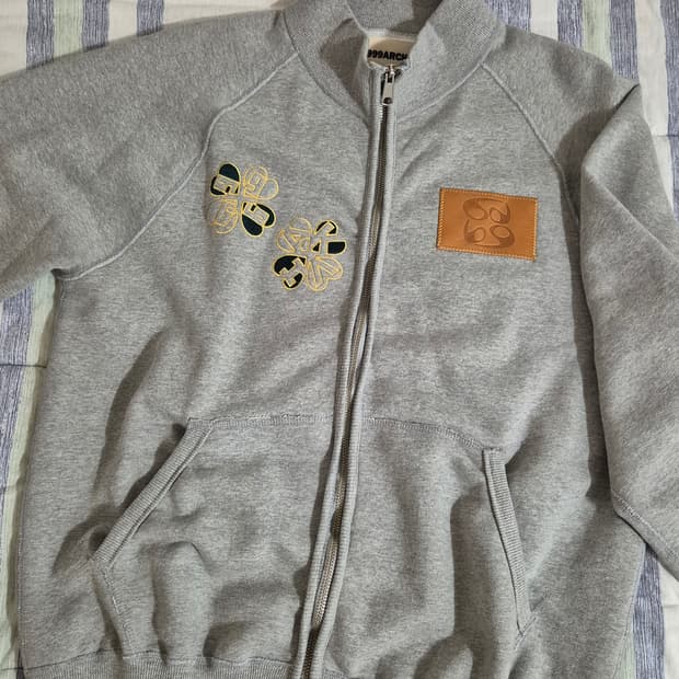 9999아카이브 나인플래그 집업 그레이 3사이즈