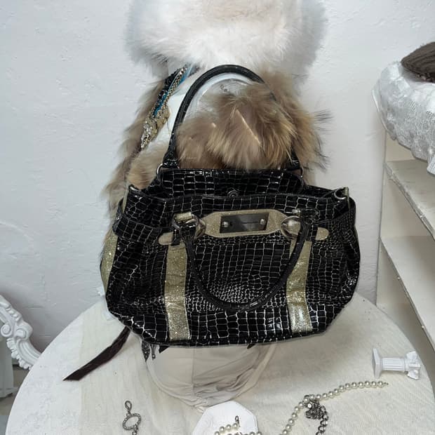 Vintage 글리터 파에톤 숄더백