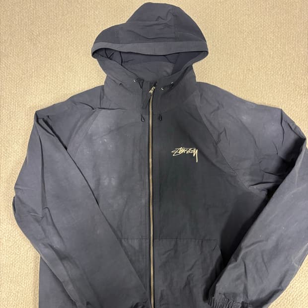 스투시 웨이브 다이 비치쉘 네이비 XL