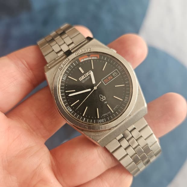 1980s 세이코 알람 쿼츠 초희귀 빈티지 시계