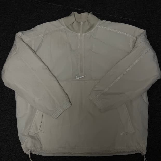 [L] 슈프림 x 나이키 립스탑 풀오버 화이트 - 24SS