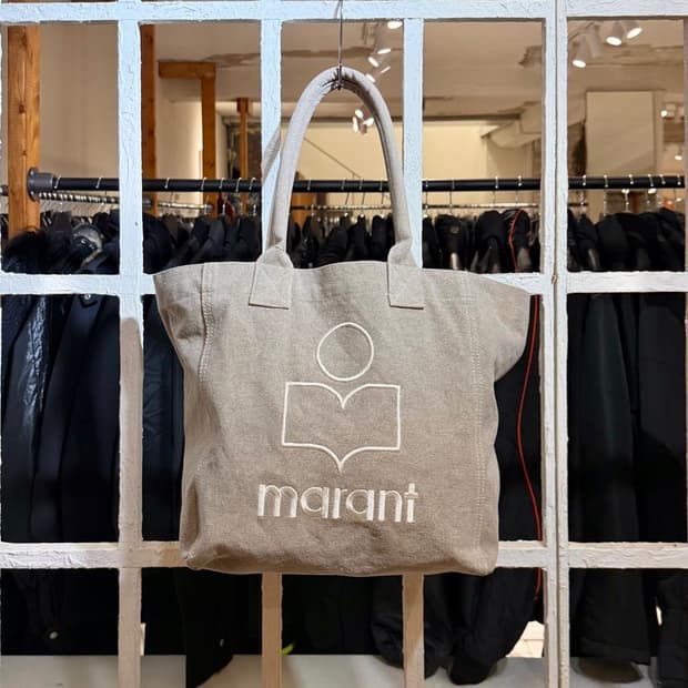 이자벨마랑 옌키 로고 스몰 토트백