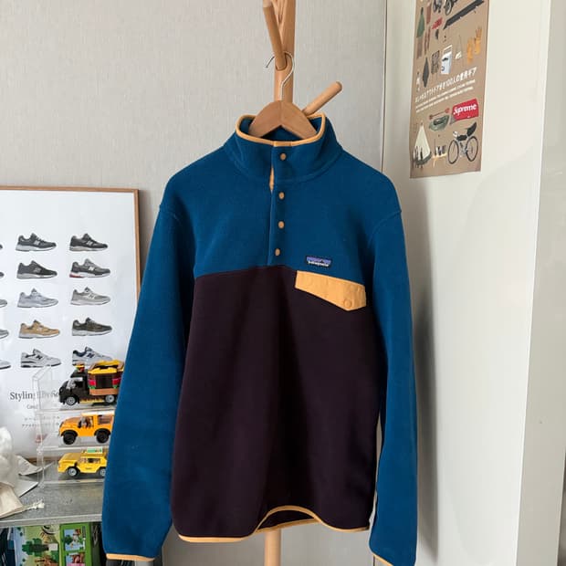 새상품) patagonia Synchilla Obsidian Plum S