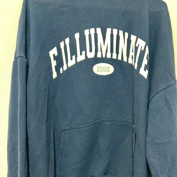 오버핏 1988 아치 로고 후드티