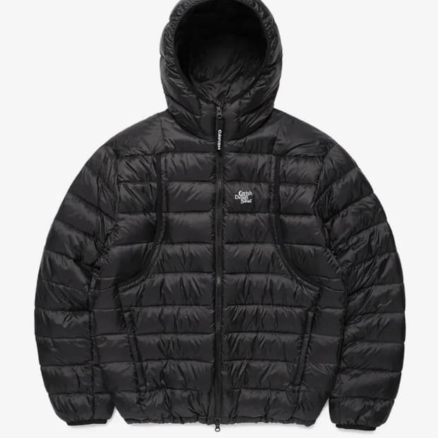 카비시 경량 패딩 다운 자켓 겨울 아우터 블랙 m size