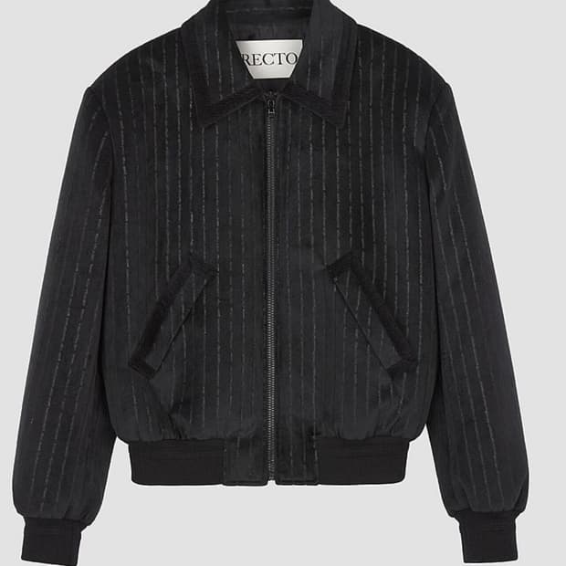 렉토 콘스라스트 벨벳 점퍼 L