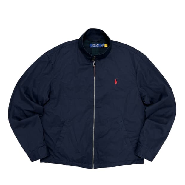 폴로 QR라벨 네이비 바라쿠타 자켓(M)